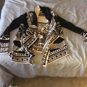 Aztec inspired flowy cardigan